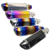 Motorcycle FAKE Carbon Exhaust Pipe Muffler Scooter DB Killer pitbike aerox royal enfield vespa for pcx msx 150 duke 125 390