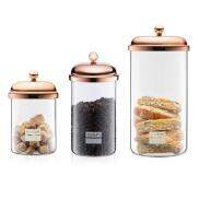 SÉT 3 HŨ THỦY TINH ĐỰNG ĐỒ KHÔ CAO CẤP BODUM 0.5L,1L,2L