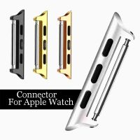 ✤ อะแดปเตอร์เชื่อมต่อสำหรับ Apple Watch Series 7 6 SE 5 4 3 2 อุปกรณ์เสริมสายนาฬิกาสำหรับ IWatch 40mm44mm41mm45mm โลหะสแตนเลส