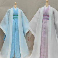 16ชายเสื้อผ้า Hanfu จีนโบราณหลวม Robe Tradition Hanfu ชุดโบราณ Amine ชุดสำหรับ12นิ้ว Action Figure