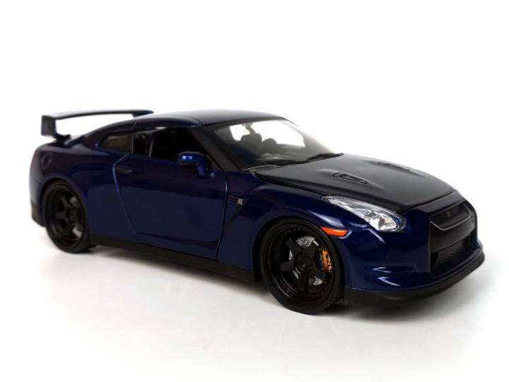 โมเดลรถเหล็ก-brians-nissan-gt-r-r35-scale-1-24