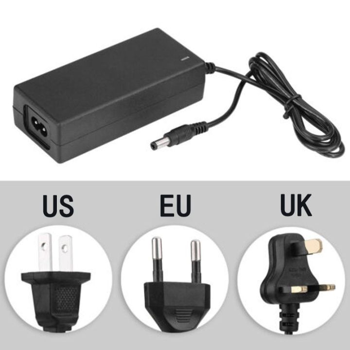 อะแดปเตอร์แบตเตอรี่ไฟฟ้า-balancing-scooter-plug-cord-29-4v-lithium-black