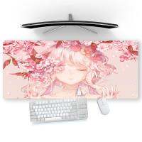 Anime Mousepads Xxl Gamer Girl Pink อุปกรณ์เสริมสำหรับโต๊ะทำงาน แผ่นรองเมาส์สำหรับเล่นเกม Blue Kawaii แผ่นรองโต๊ะ Diy คอมพิวเตอร์ Rug Mause Ped 80x30 60