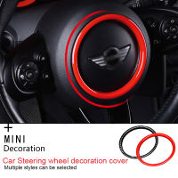 รถพวงมาลัยตกแต่งปกสติ๊กเกอร์สำหรับ MINI ONE COOPER S F54 F55 F56 F57 F60 JCW รถอุปกรณ์ตกแต่งภายใน