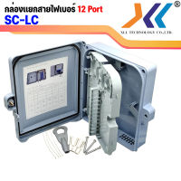 ตู้เเยกสายไฟเบอร์ออฟติก กล่องพักสาย Fiber Optic Box กล่องสำหรับพักจุดเชื่อมต่อสายไฟเบอร์ออฟติก 4 Core / 12 Core / 48 Core