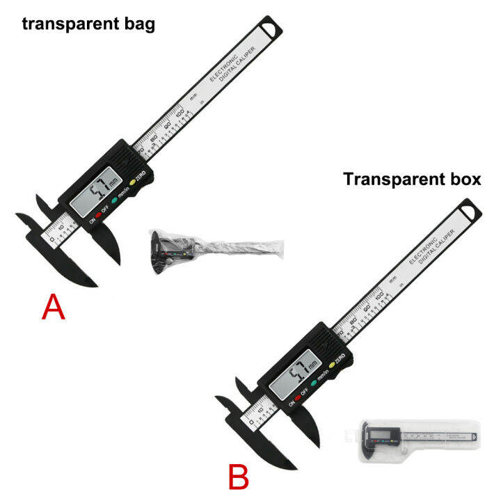 Electronic Vernier Caliper LCD 0100mm Micrometer Thickness Ruler