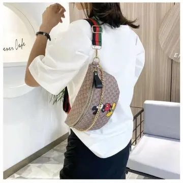 Waist bag gucci mickey mouse hot sale