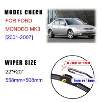 ใบมีดคัตเตอร์สำหรับ Ford Mondeo MK3 2002 2003 2004 2005 2006 2007ใบมีดปัดน้ำฝนด้านหน้าใบมีดคัตเตอร์ U J Hook