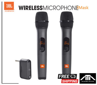 **แท้ มหาจักร ** JBL เจบีแอล Wireless Microphone System (2-Pack) ไมโครโฟน ไร้สาย ไวเรส เจบีแอล เสียงดี ไมค์ ไมค์ลอย ไมค์คาราโอเกะ  UHF ไมค์ลอยคู่ ไมค์ถือ