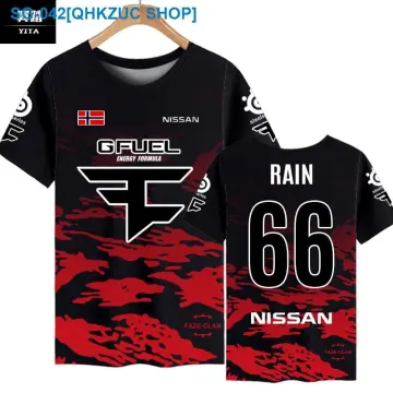 Faze Clan G Fuel Gaming Jersey T Shirt Mens Size Medium Double Sided  eSports