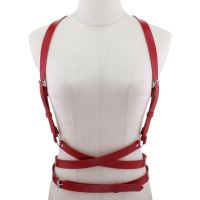 European and American  PU Corset Waist Belt Chest Strap Strap Personality Trend Body Harness Strap Sexy Sling Punk Gothic Belt Belts