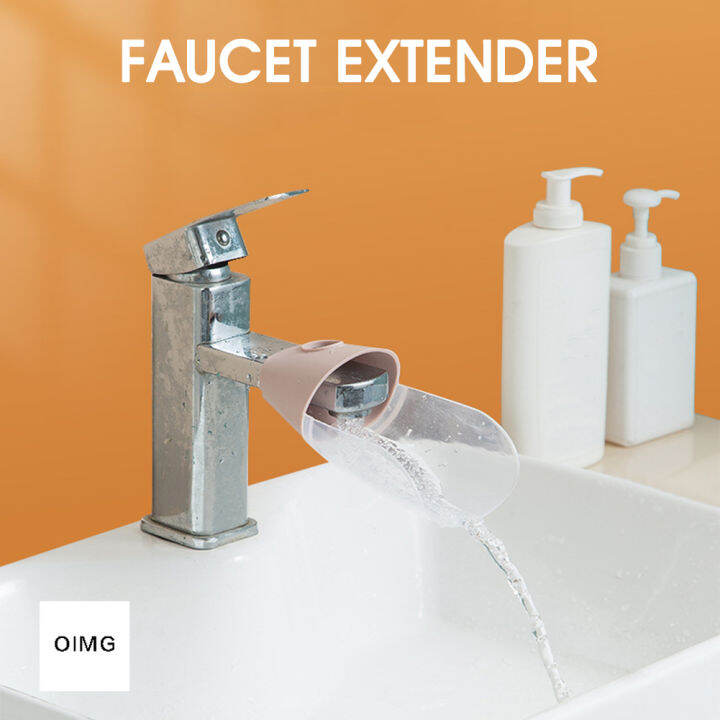 OIMG Silicone Faucet Extender Water Tap Extension Sink Children Washing