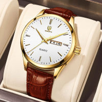 QINGXIYA Men Quartz Watch Fashion Business Mens Watches Top nd Luxury Leather Luminous Waterproof Watch Relogio Masculino