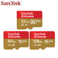 100 Original SanDisk Memory Card Extreme 32GB A1 64GB 128GB A2 SDXC U3 4K High Speed UHS-I Micro SD Card Memory Microsd