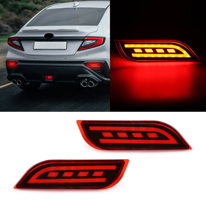 Airspeed Rear Bumper Lights For Subaru Impreza Ascent WRX STI Rear