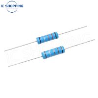 【jw】◑ 10PCS 5W Metal film Resistor resistance 0.1R 10M 1K 4.7K 1.2 1.3 3.3 10 22 33 68 120 470 82R K ohm 10K 100K 1M