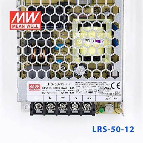 Mean Well Lrs 50 12 42amp Single Output Switching Power Supply Lazada 8283