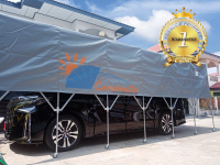 เต็นท์พับได้ เต็นท์จอดรถ CARSBRELLA รุ่น SUNSHINE A (ส.235 cm) เหมาะสำหรับจอดรถหน้าบ้าน พับ เก็บ ยืด หด ได้