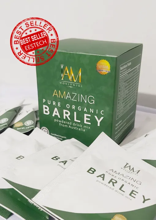 IAM Amazing Pure Organic Barley Powdered Drink Mix from Australia 3g x 10 sachets Lazada PH