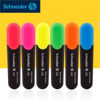 Schneider Job 150 Colour Fluorescent Pen Marking Student Marker In Germany 12 Colours Choose Non-toxic Environmentally FriendlyHighlighters  Markers