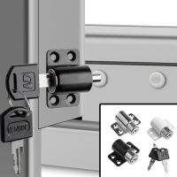 ◙┇ Sliding Door Window Locks With 2 Keys Baby Child Safety Protection Antitheft Door Window Security Lock Catches Set