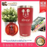 Baan Mea Moo แก้ว BEAR Rambler แก้วเก็บอุณหภูมิร้อน เย็น ขนาด 30 ออนซ์ ผิวทราย Laser ลาย มิกกี้เมาส์ Mickey Mouse สามารถเก็บความเย็นได้ยาวนานกว่า 12 ชม.