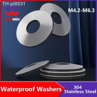 □❈  Waterproof Washers EPDM Anti-skid Washers Drill Tail Gasket Composite Sealing Washers Plain Gasket 304 Stainless Steel GB/T