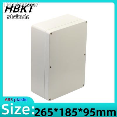 卐✿№ 1pcs 265x185x95mm DIY Plastic Waterproof Housing Electronic Junction Case Power Supply Box Sealed Instrument Case Connector