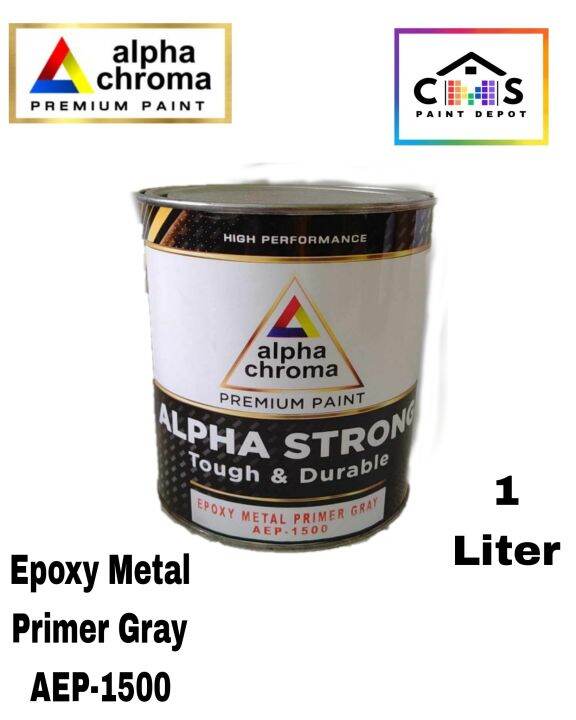 Alpha Chroma Epoxy Metal Primer Gray AEP1500 (Alpha Strong Tough