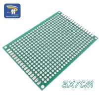 【YF】❍卐✘  5PCS/LOT 5x7CM PCB 5x7 2.54MM Side Prototype diy Printed Circuit Board