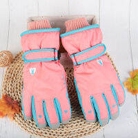 Winter Mens and Womens Ski Non-slip Bicycle Equipment Waterproof and Wear-resistant Cold-proof Riding Warm Touch Screen Gloves