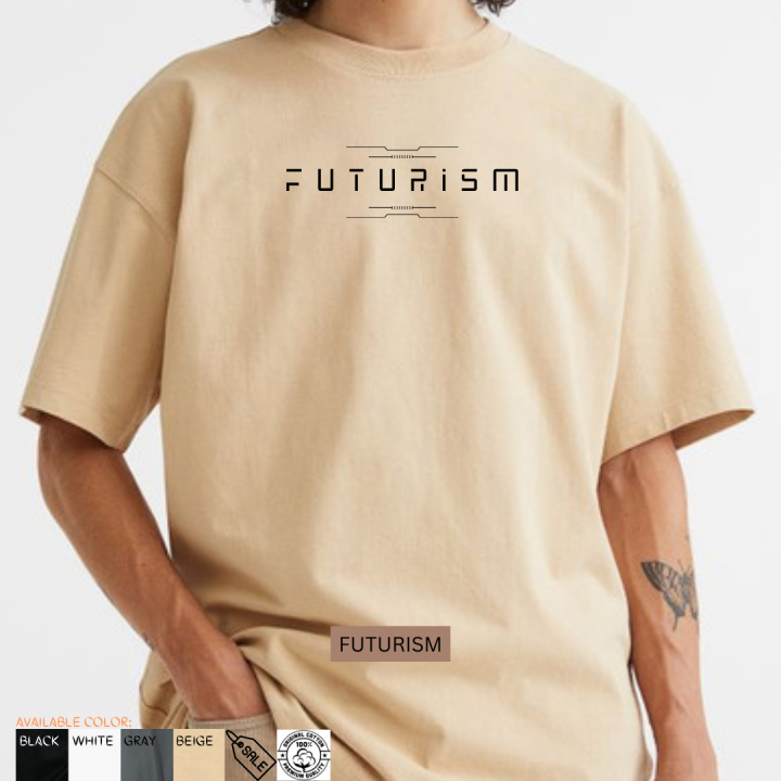 BEYOND CLASSY Oversized TShirt, Crew Neck Pro Club Inspired T-Shirt, For  Men Women, Print: FUTURISM