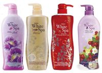 ครีมอาบน้ำ Mistine White Spa Shower Cream 500ml. ครีมอาบน้ำ มิสทีน ไวท์สปา อาบผิวหอมเนียนทั่วเรือนร่าง