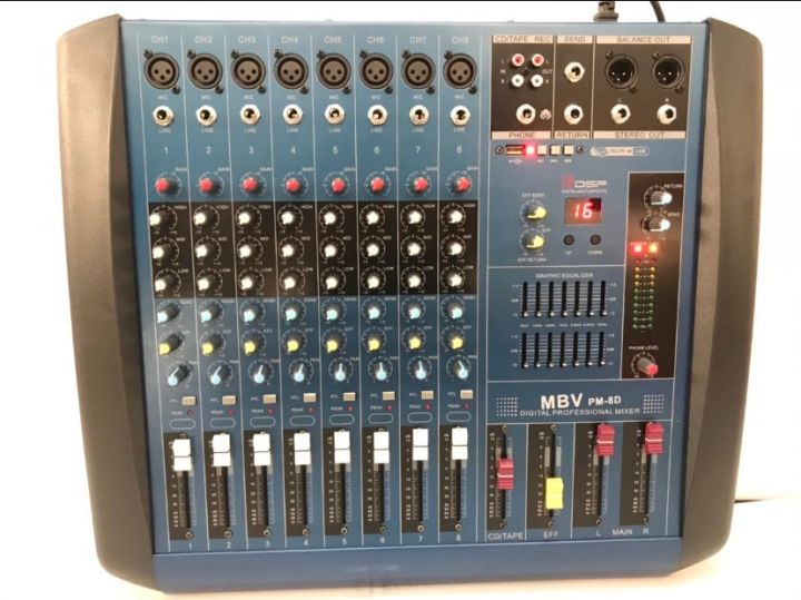 mbv-เพาเวอร์มิกเซอร์-ขยายเสียง800w-8ch-เอ็ฟเฟ็คแท้-power-mixer-รุ่น-pm-8d-pt-shop