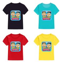 เสื้อยืดเด็ก Upin And IPIN Design 2เสื้อยืดแขนลำลองขาสั้นทรงหลวมเสื้อเสื้อยืดวัยรุ่น