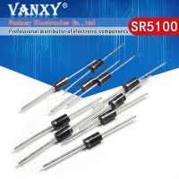 【LZ】№℗✟  20PCS schottky diode SR5100 5A/ 100V DO -27 SB5100