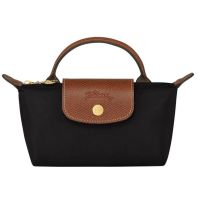 Original Genuine Longchamp Ready Stock Mini Mini Portable Single Handle 70th Anniversary Cross-body Dumpling Bag