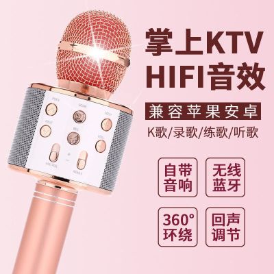 The bluetooth microphone wireless mobile home KTV to sing karaoke microphone artifact voice sound one general