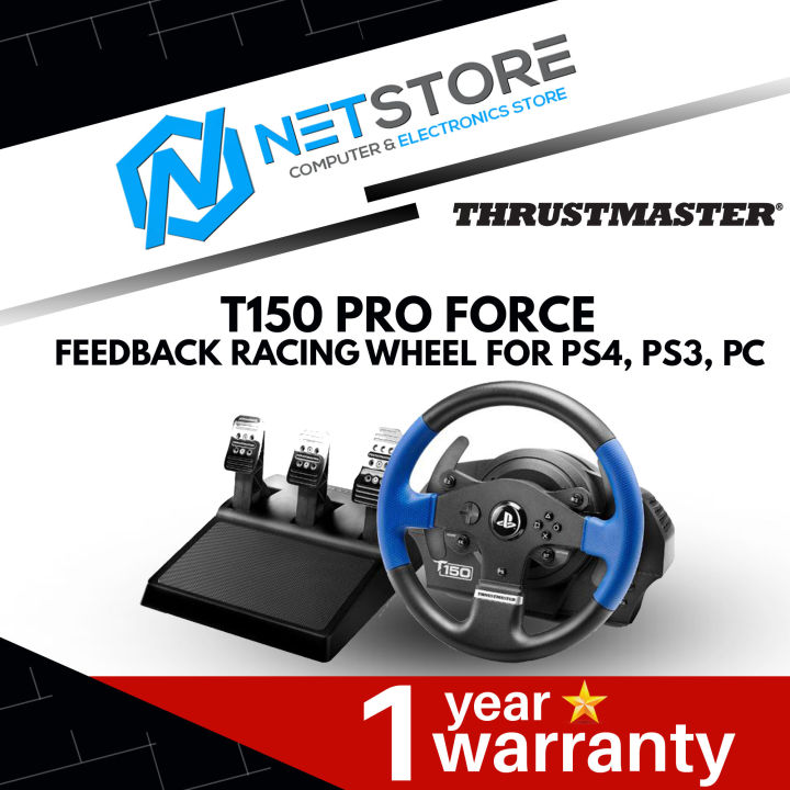 Thrustmaster T150 RS Pro Force Gaming Racing for PS4, PS3, PC ( 4160701 ) | Lazada