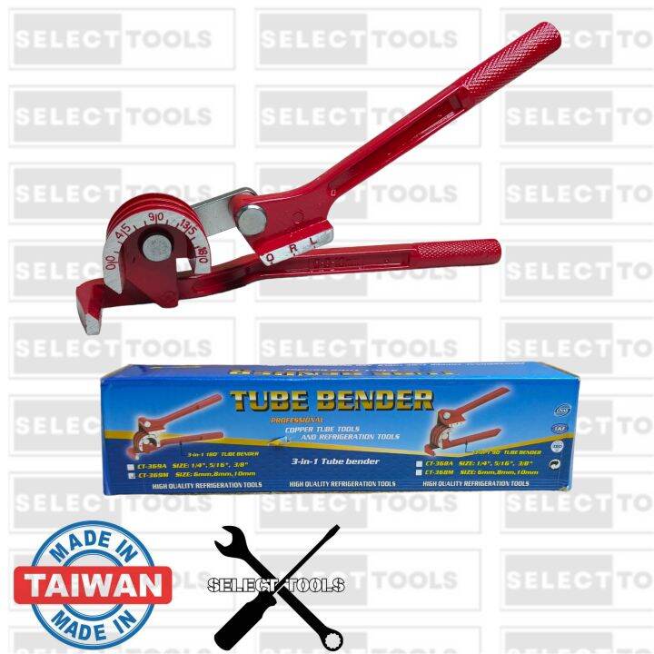 3-in-1 Tube Bender Manual Pipe Bender Tube Bending Machine 180 Degree 