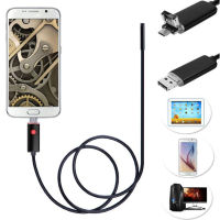 【Free-delivery】 liaoxian3105992120 มินิซ่อนกล้อง Wifi สายตายาว2 In 1 USB Endoscope ตรวจสอบ7มิลลิเมตรกล้อง6 LED HD IP67กันน้ำ0.5เมตร