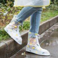 EID Waterproof Rain Reusable Shoes Covers for Rainy Day Non-slip Womens Boot Overshoes Protection Cover Travel Equipment women