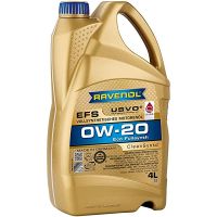 RAVENOL ECS SAE OW-20 น้ำมันเครื่องสังเคราะห์แท้ 100% Fully Synthetic (PAO) เกรด Premium เทคโนโลยี USVO มีสารชะล้างเขม่าสูงช่วยให้ภายในเครื่องยนต์สะอาด