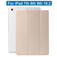 [HOT TALQQQWWEGE 583] Casing Tablet สำหรับ2020 iPad 10.2เคส iPad รุ่น8th หนัง PU เคสสำหรับไอแพดพับสามทบ7th 8th 9th เคสซัมซุง2021