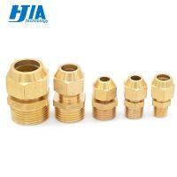 copper Flaring directly connect 1/8 1/4 3/8 1/4 Male Thread brass fitting copper expansion estuary flared Adapter Connector