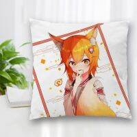 （ALL IN STOCK XZX）Practical Fox-Senko San pillowcase for bedding/sofas/high-quality pillowcases for household use   (Double sided printing with free customization of patterns)