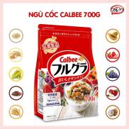 Ngũ cốc calbee Nhật bản chính hãng túi đỏ 700g ngọt dịu thơm ngon phù hợp