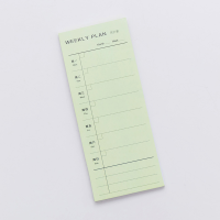 30 Sheets 30 Sheets Notebook Colorful Simple Planner Pad Weekly Student Office Stationery To Do List Adhesive Sticky Notes Memo Pad