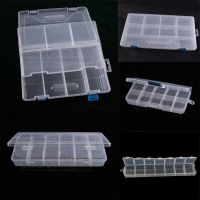 New Practical 3.3x15cm Plastic 7 Compartment Storage Box Case Bead Rings Jewelry Display Organizer