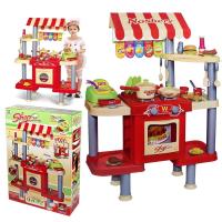 ชุดร้านขายอาหาร ของเล่นเด็ก Shop Fast Food รุ่น KitchenSet-008-33-07G-Rim